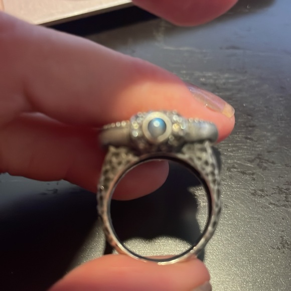 TAT2 Designs VS Frame Mini Dupre Ring Sterling Silver Plated - Picture 5 of 10